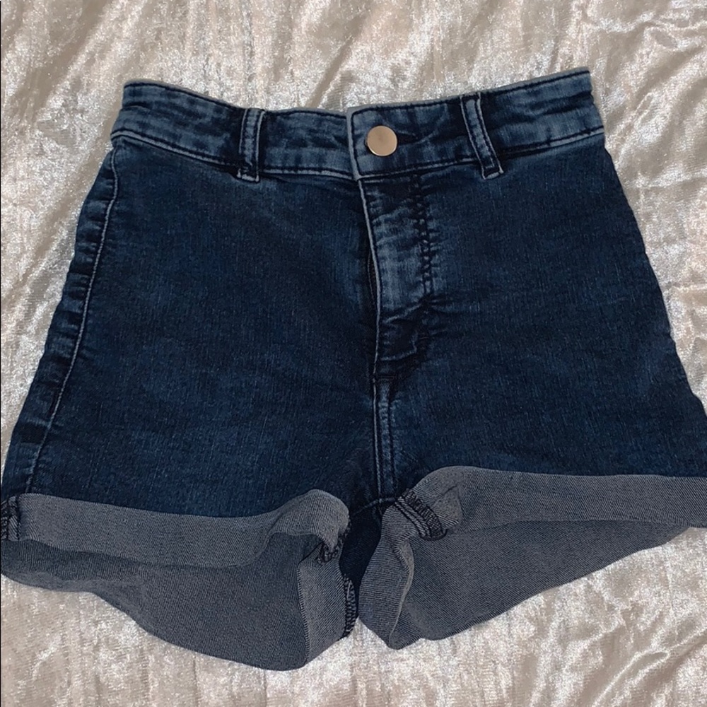 High Waisted Denim Shorts